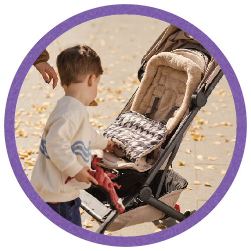 Faux Fur Reversible Pram Liners