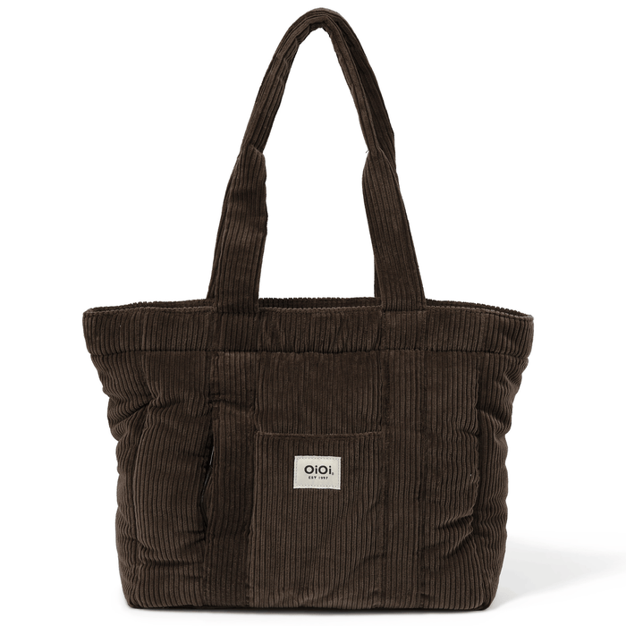 Everyday Tote - Chocolate Brown Corduroy (PRE-ORDER FOR AUGUST DELIVERY)