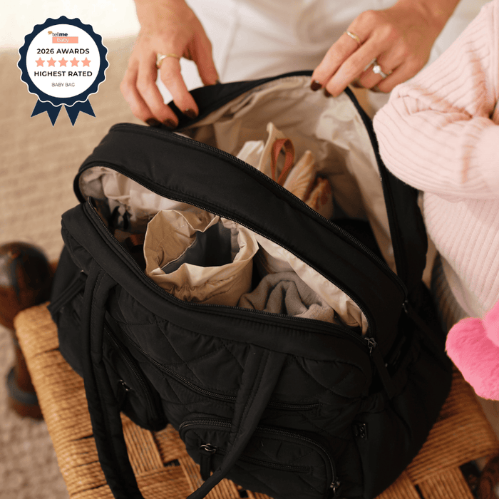 Carry All Changing Bag - Black Diamond Quilt
