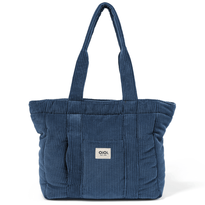 Everyday Tote - Ocean Blue Corduroy (PRE-ORDER FOR AUGUST DELIVERY)