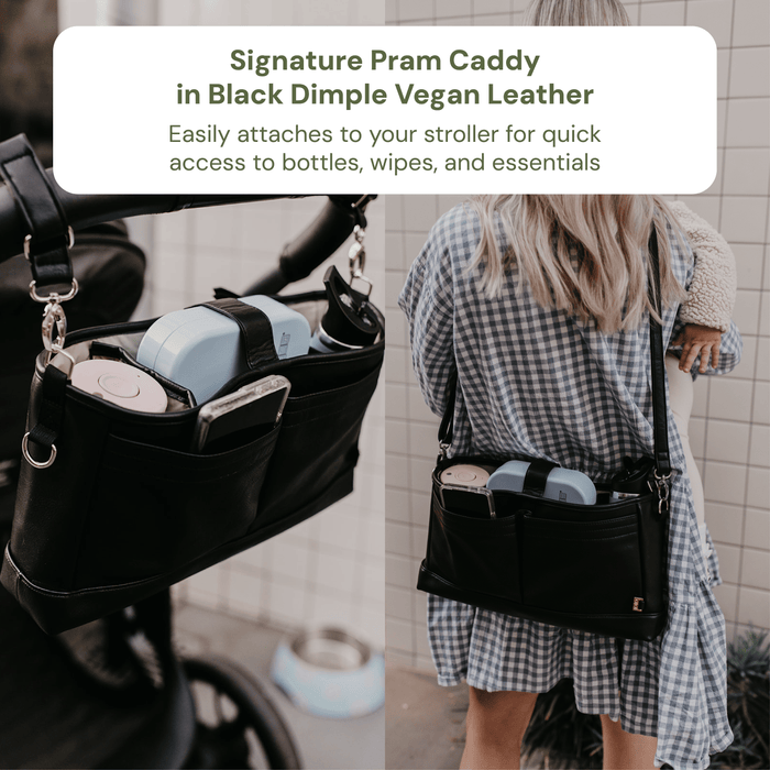 First Time Parent Nappy Bag Bundle - Black Dimple & Moroccan