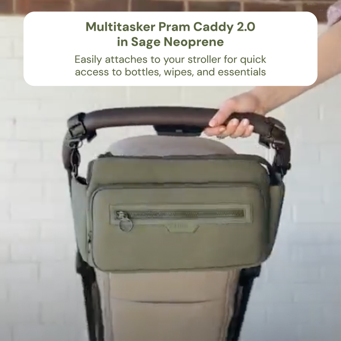 First Time Parent Nappy Bag Bundle - Sage & Houndstooth