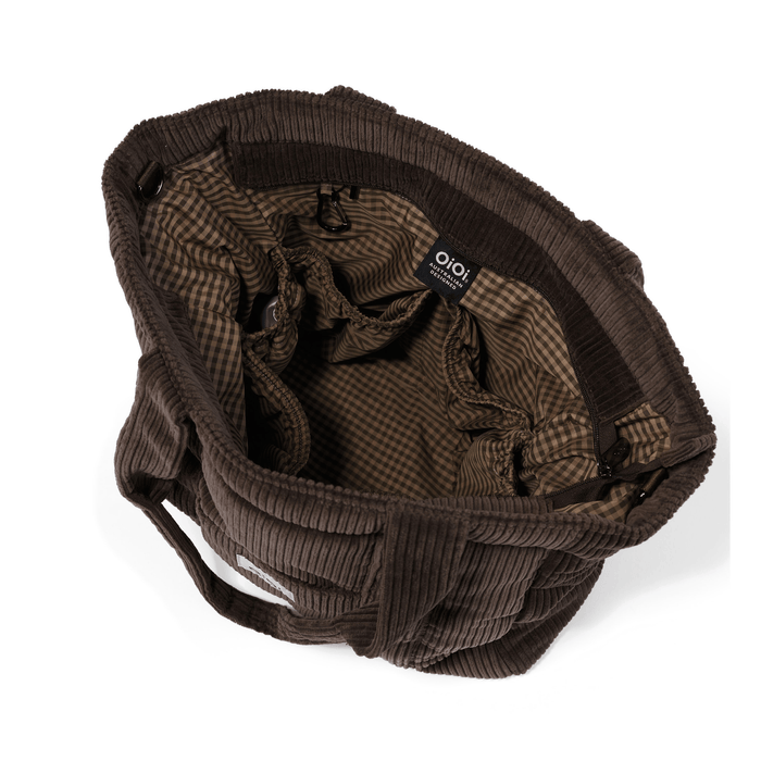 Everyday Tote - Chocolate Brown Corduroy (PRE-ORDER FOR AUGUST DELIVERY)