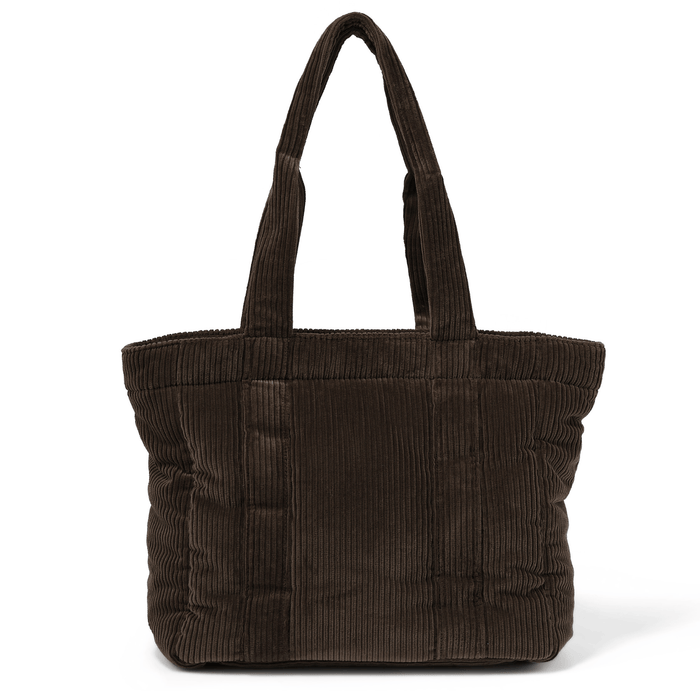Everyday Tote - Chocolate Brown Corduroy (PRE-ORDER FOR AUGUST DELIVERY)