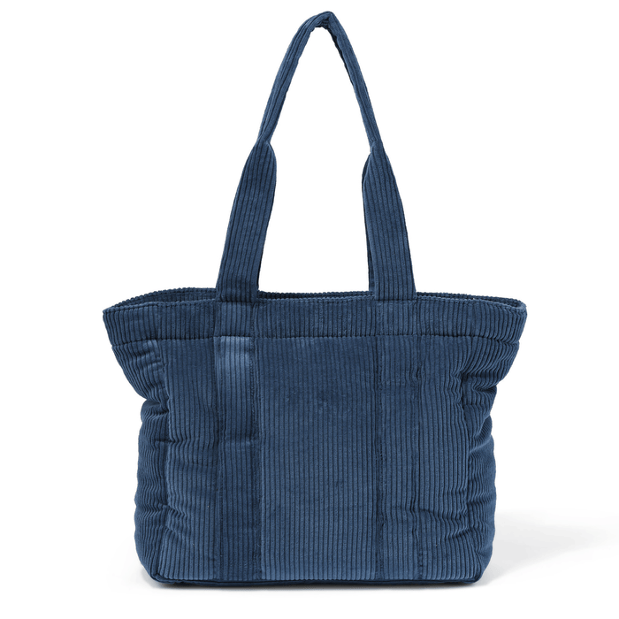 Everyday Tote - Ocean Blue Corduroy (PRE-ORDER FOR AUGUST DELIVERY)