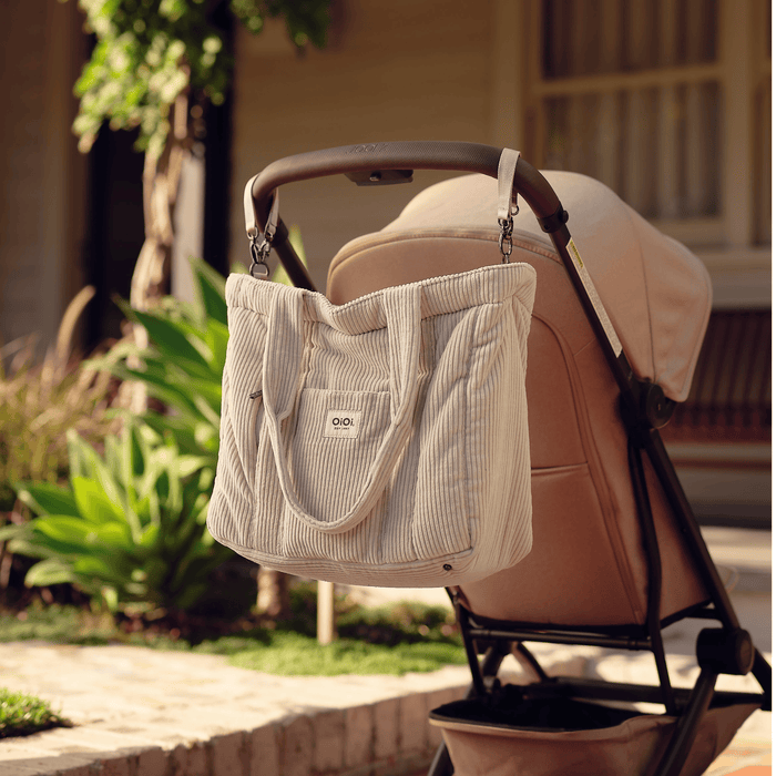 Everyday Tote - Cream Corduroy (PRE-ORDER FOR AUGUST DELIVERY)