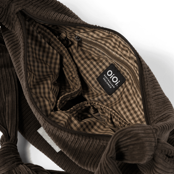 Luna Crossbody - Chocolate Brown Corduroy (PRE-ORDER FOR AUGUST DELIVERY)
