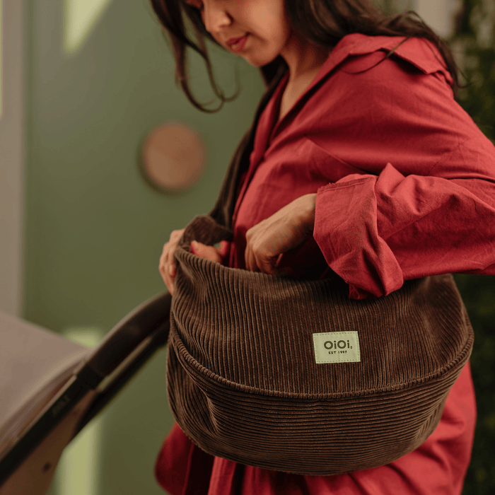 Luna Crossbody - Chocolate Brown Corduroy (PRE-ORDER FOR AUGUST DELIVERY)