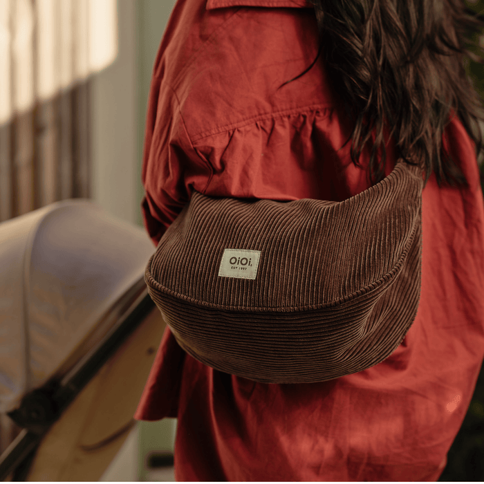 Luna Crossbody - Chocolate Brown Corduroy (PRE-ORDER FOR AUGUST DELIVERY)