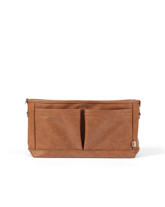 Signature Pram Caddy - Tan Vegan Leather