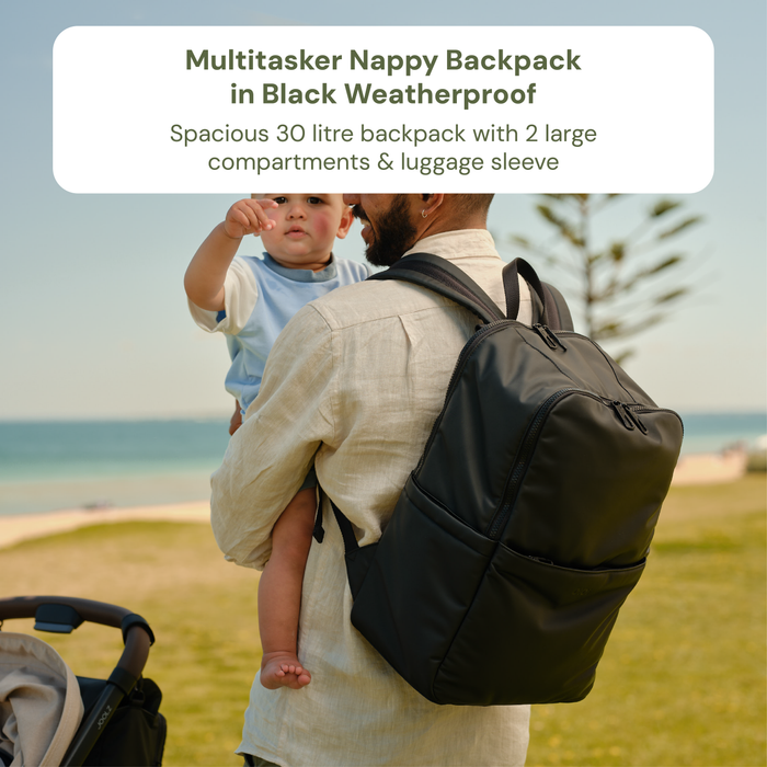 Baby & Toddler Nappy Bag Bundle – Weatherproof, Mediterranean & Gingham (PRE-ORDER FOR MAY DELIVERY)