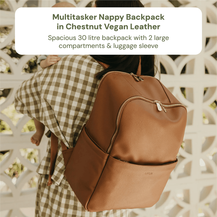 Baby & Toddler Nappy Bag Bundle – Chestnut, Daisy & Gingham