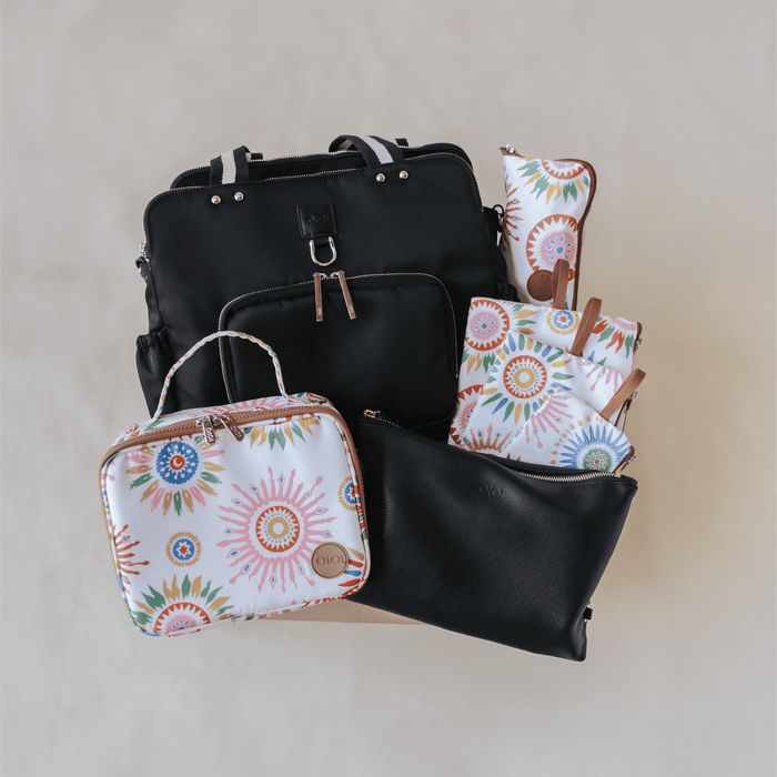 Triple Tote Baby Bundle – Black & Sunburst