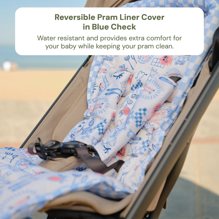 Pram Makeover Bundle - Chestnut & Blue Check