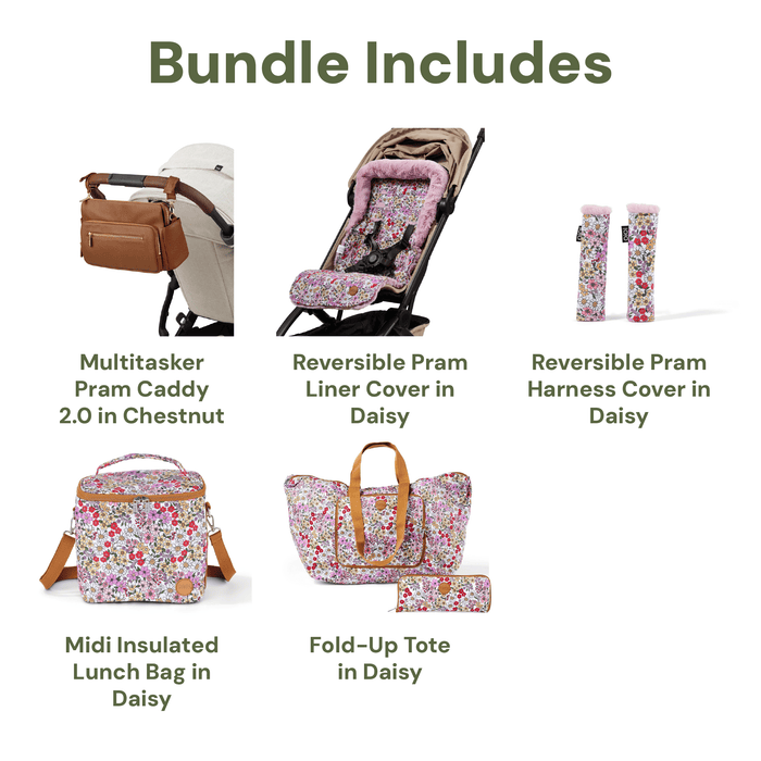 Pram Makeover Bundle - Chestnut & Daisy