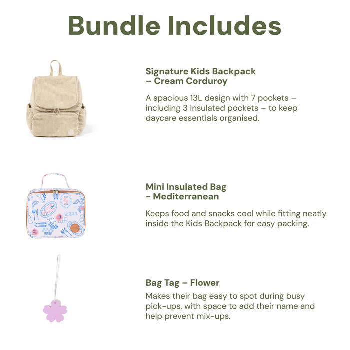 Daycare Bundle – Cream & Mediterranean