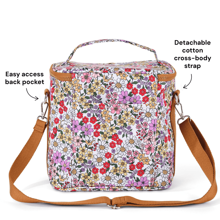 Midi Insulated Lunch Bag/Pumping Bag - Daisy