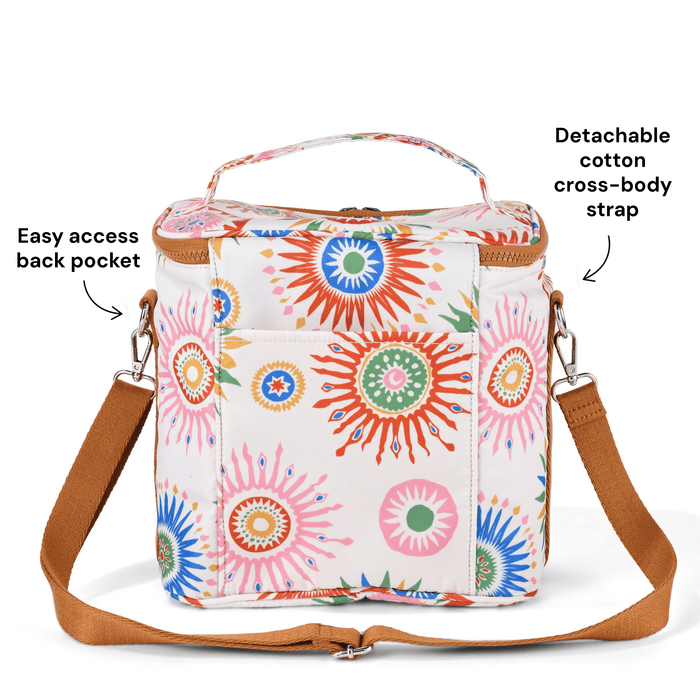 Midi Insulated Lunch Bag/Pumping Bag - Sunburst