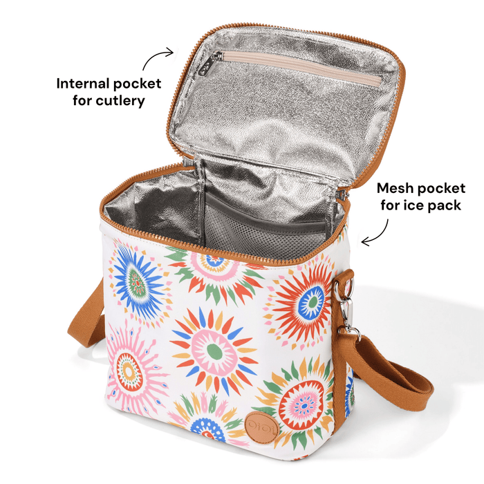 Midi Insulated Lunch Bag/Pumping Bag - Sunburst