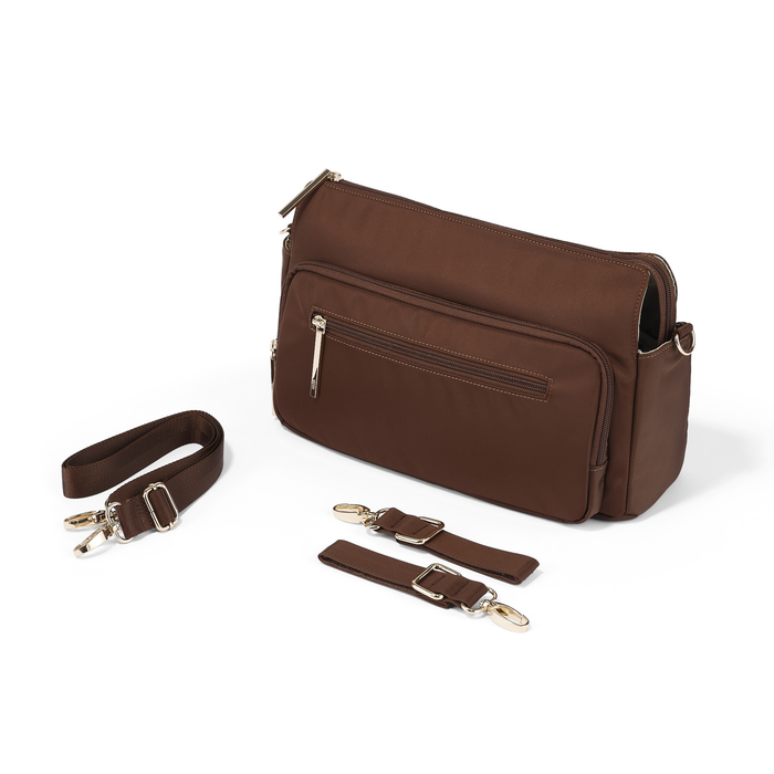 Multitasker Pram Caddy 2.0 - Chocolate Nylon