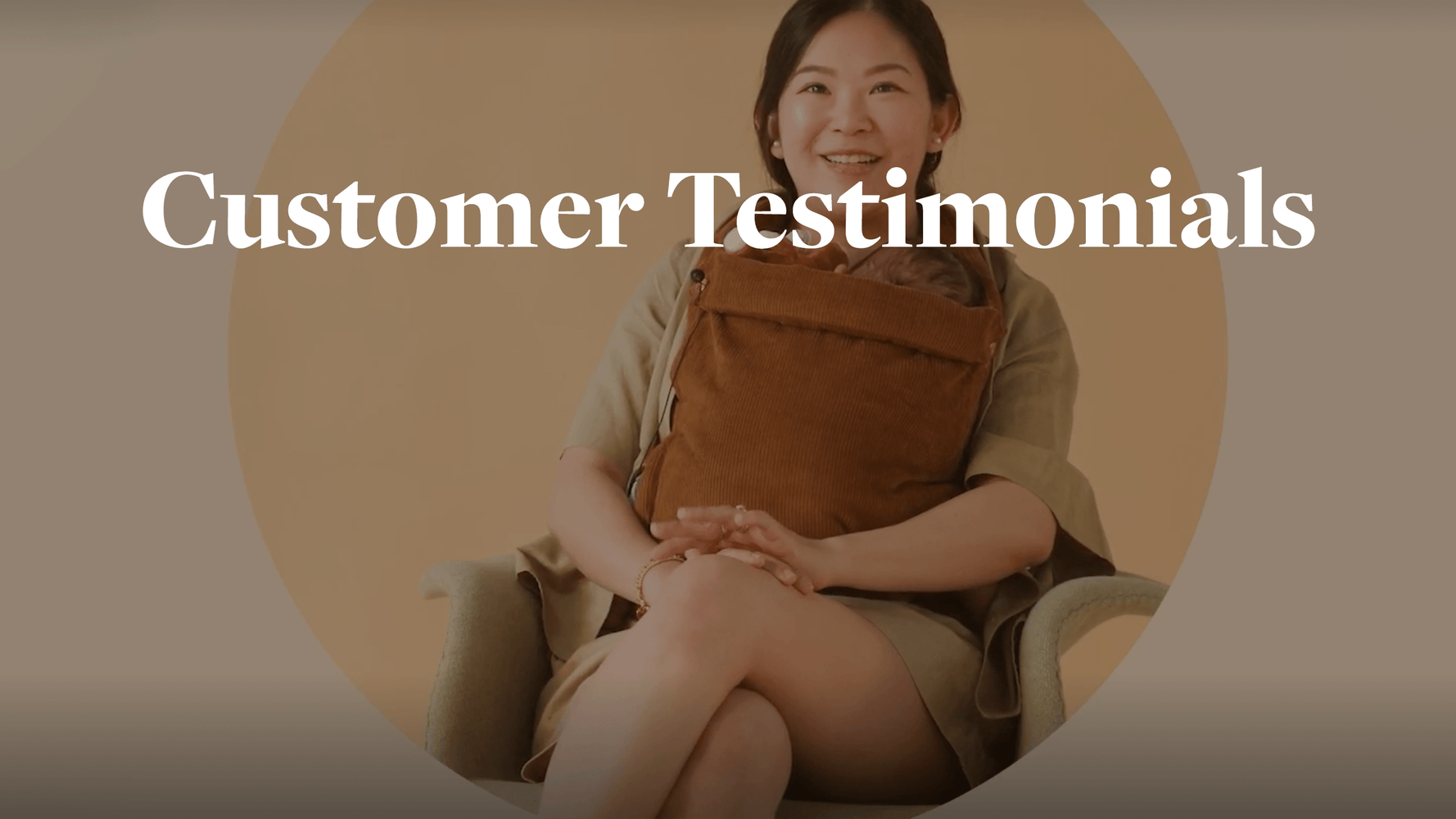 a video featuring 6 oioi customers who share their reviews of the oioi nappy backpack