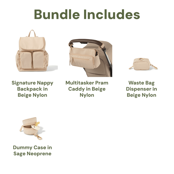 The Ultimate Beige Mum Bundle (PRE-ORDER FOR MARCH DELIVERY)