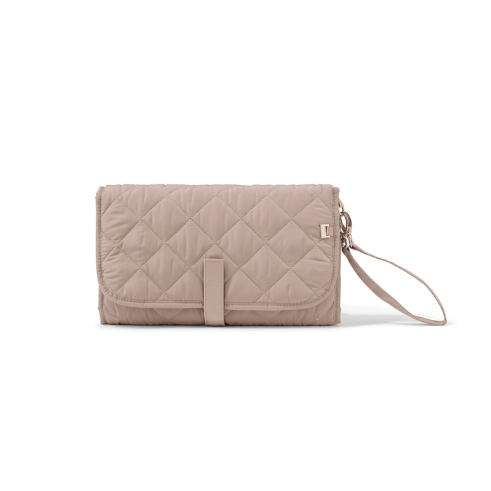 Change Mat Clutch - Puffy Beige Quilt