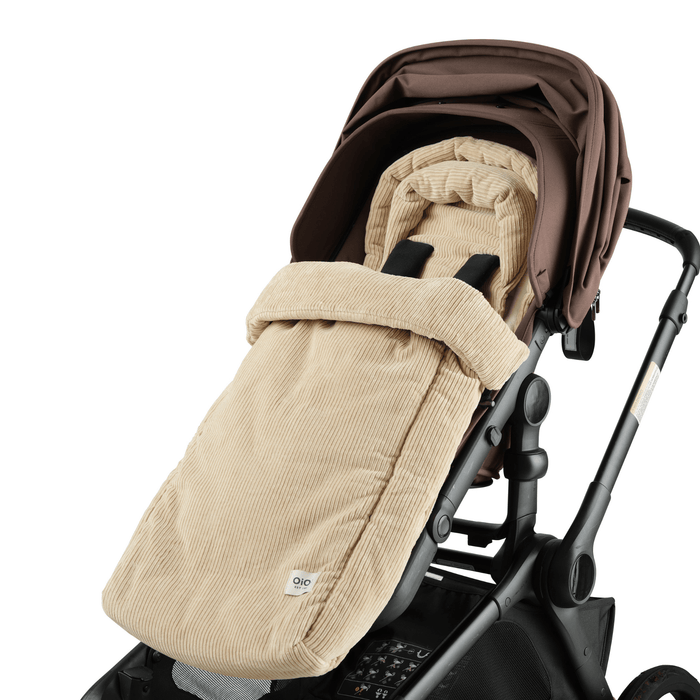 4-in-1 Convertible Footmuff - Cream Corduroy (PRE-ORDER FOR AUGUST DELIVERY)