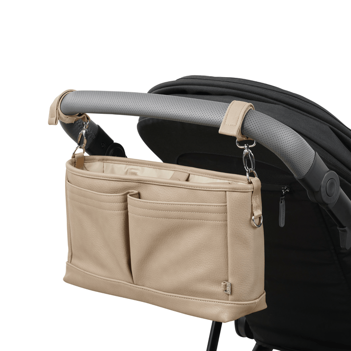 Signature Pram Caddy - Oat Vegan Leather (SECOND)