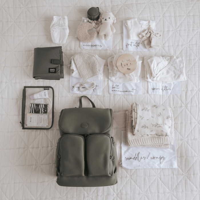 Signature Nappy Backpack - Sage Neoprene