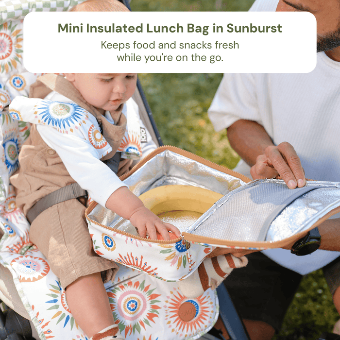 Triple Tote Baby Bundle – Tan & Sunburst