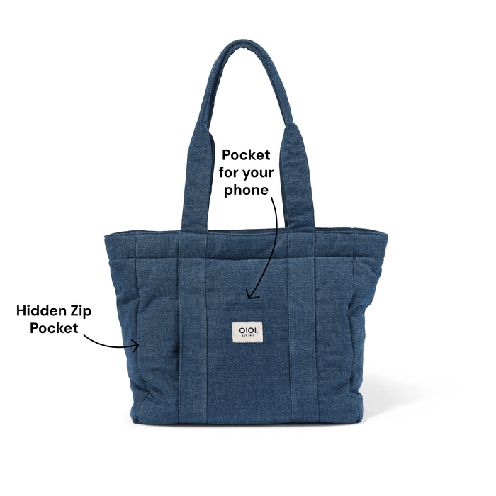 Everyday Tote - Denim (PRE-ORDER FOR AUGUST DELIVERY)