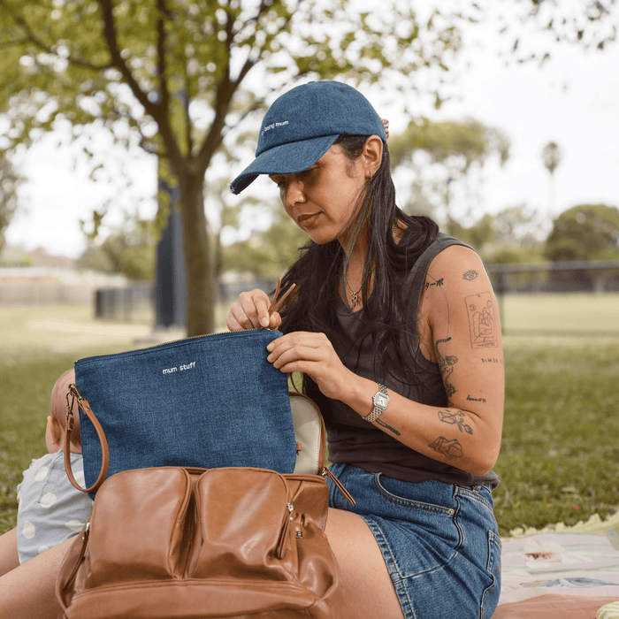 I Love Being Mum Bundle - Cap & Pouch