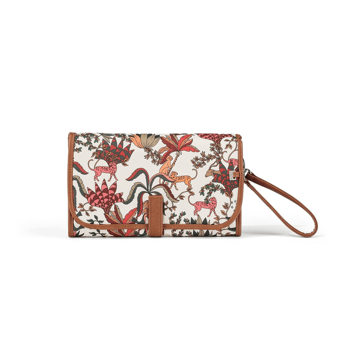 Change Mat Clutch - Jungle Cream/Tan