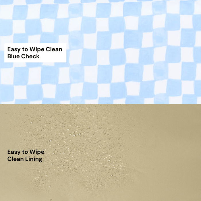 Change Mat Clutch - Blue Check
