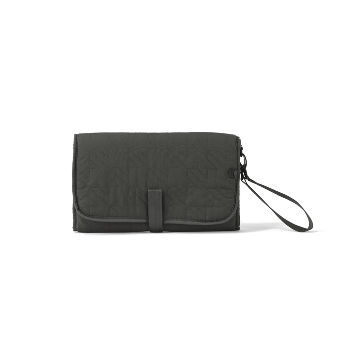 Change Mat Clutch - Olive Houndstooth Quilt