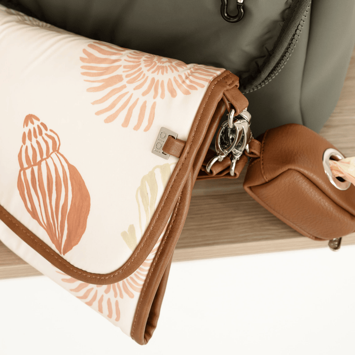 Change Mat Clutch - Seashells (PRE-ORDER FOR FEBRUARY DELIVERY)