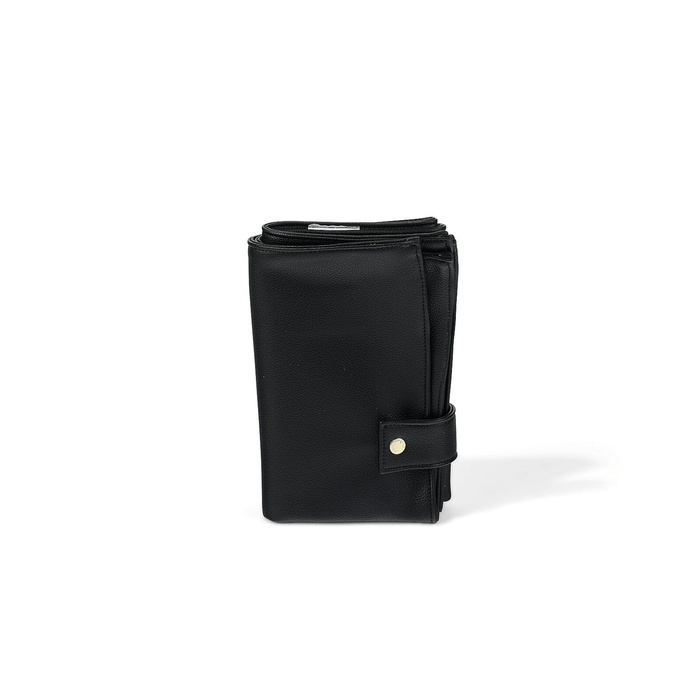 Nappy Changing Pouch - Black Vegan Leather