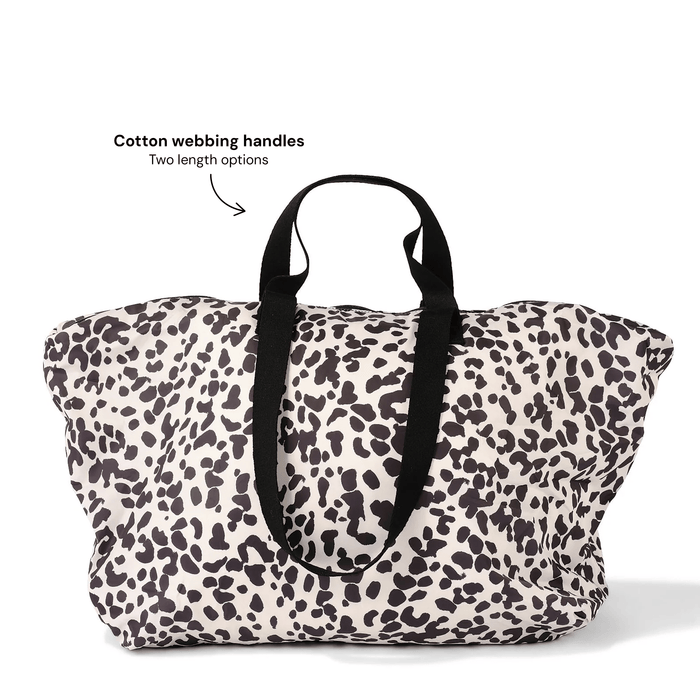 Fold-Up Tote - Leopard