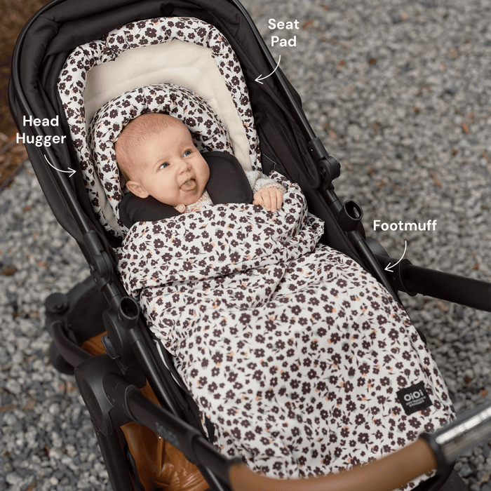 4-in-1 Convertible Footmuff – Ditsy Floral