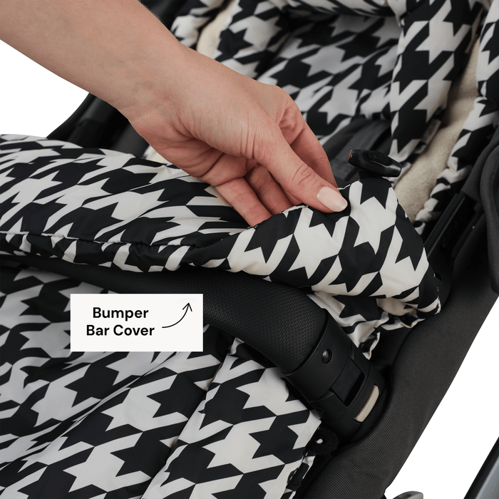 4-in-1 Convertible Footmuff – Houndstooth