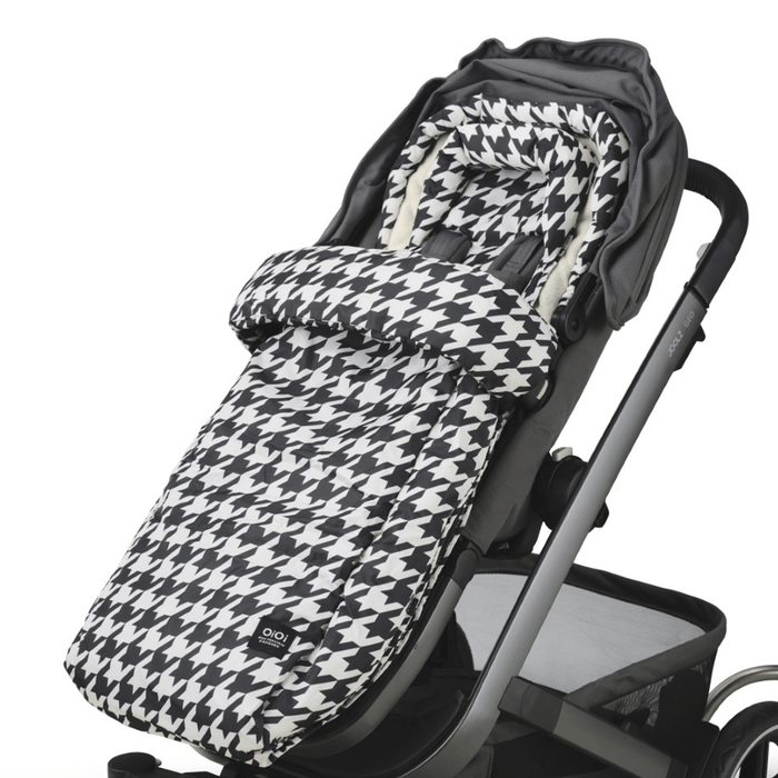 4-in-1 Convertible Footmuff – Houndstooth
