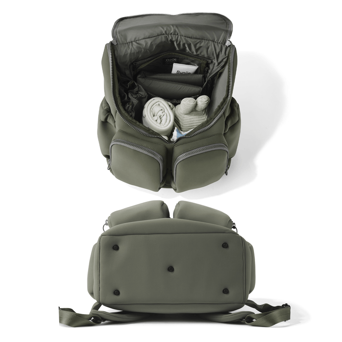 Signature Nappy Backpack - Sage Neoprene (PRE-ORDER FOR OCTOBER DELIVERY)