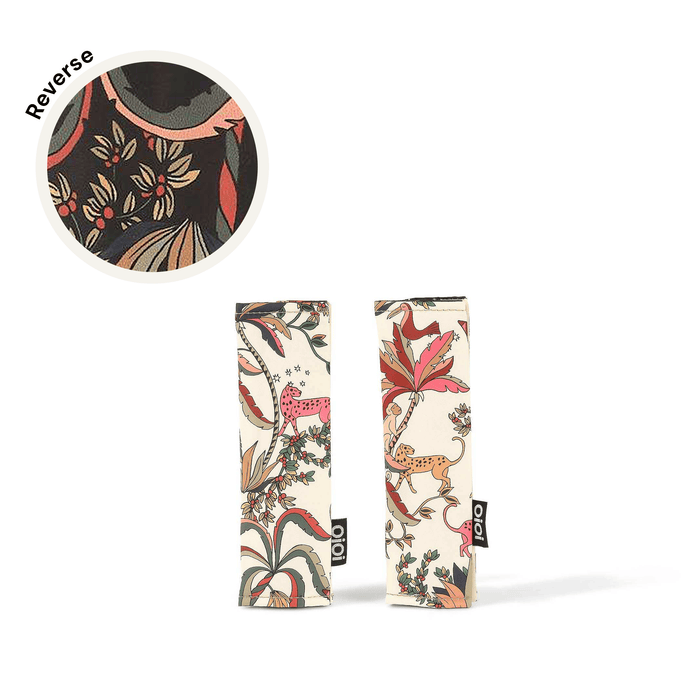 Reversible Buggy Harness Cover Set - Jungle Black/White
