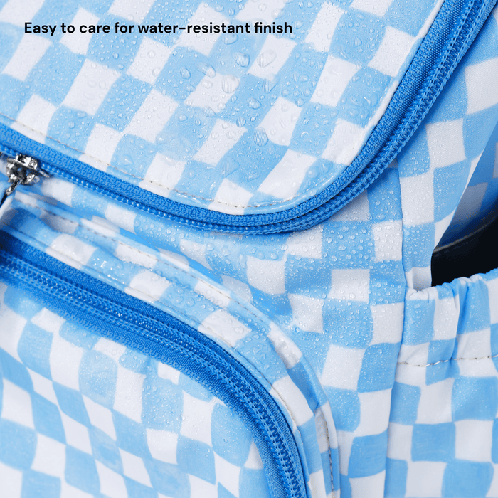 Signature Kids Backpack - Blue Check