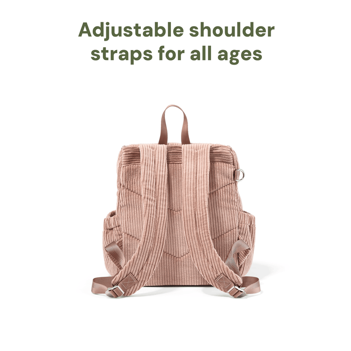Signature Kids Backpack - Rose Pink Corduroy