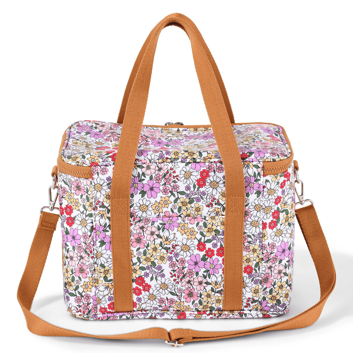 Maxi Insulated Picnic Bag/Pumping Bag - Daisy