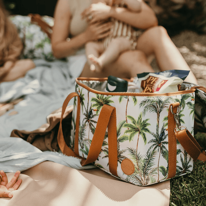 Maxi Insulated Picnic Bag/Pumping Bag- Tropical