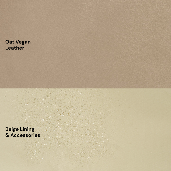 Multitasker Nappy Backpack - Oat Vegan Leather