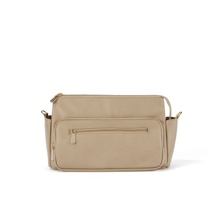 Multitasker Pram Caddy 2.0 - Oat Vegan Leather